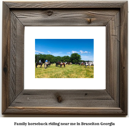 family horseback riding near me in Braselton, Georgia